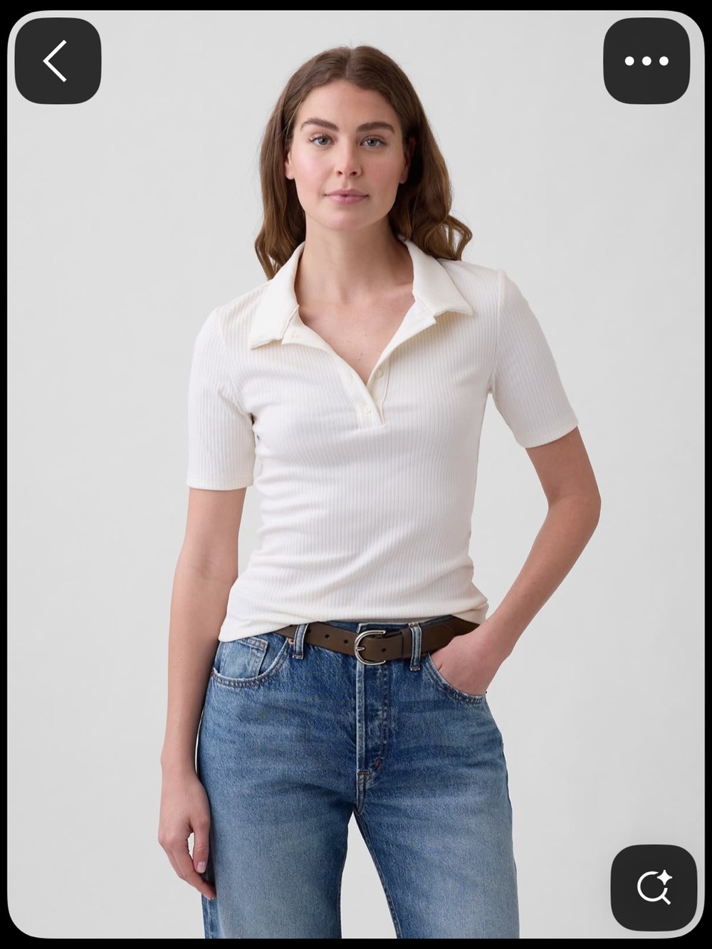 NWT- Buffalo David Bitton Ribbed Polo Shirt